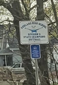 Ashland is a proud town, a beautiful hidden gem for those that aren't familiar with the town.  As the head coach in my 3rd season, I'm focused on how to return softball to the championship roots.  Humbling to enter the town every practice,  every game! State champions of the past
