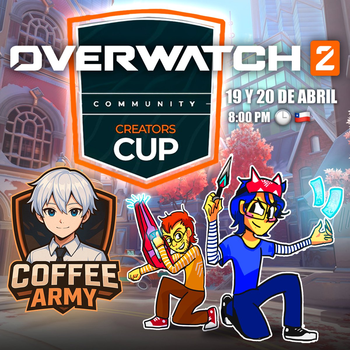 BlukXD's tweet photo. HOY MI PRIMERA PARTICIPACIÓN EN UN TORNEO DE OVERWATCH 2!!!! 😮🔥

Nos hemos integrado a la #CoffeeArmy liderada por el mismísimo @ElCoffeeVT , quién nos llevó a este minitorneo organizado por @PredicadorGG donde habrán casters, premios y sorpresas!!!

#Overwatch2 #ow2creatorscup https://t.co/2qRx3X4VhG