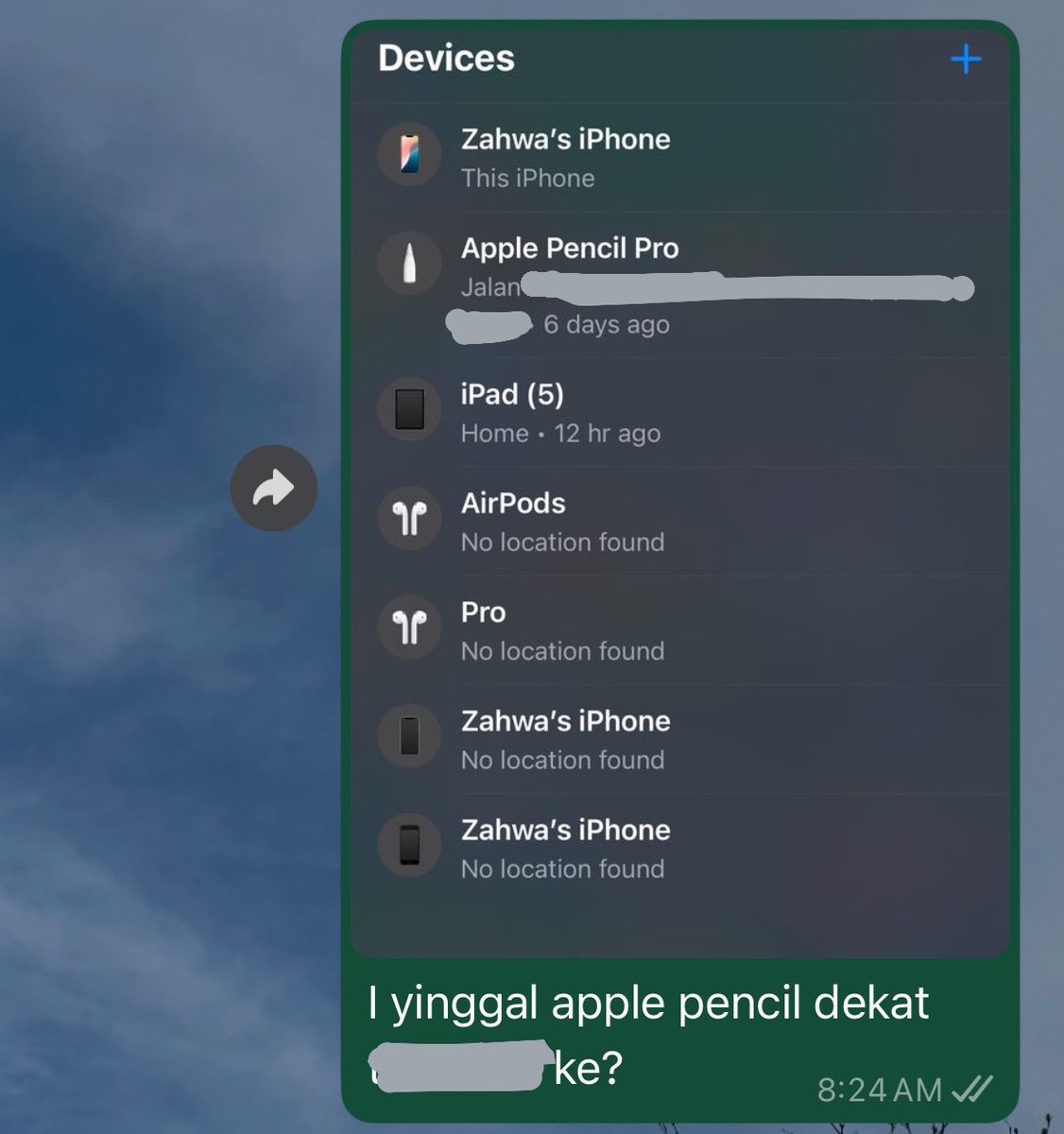 _zahwareza's tweet photo. Randomly told this guy that I might’ve left my Apple Pencil at a coffee shop I went to last week. Instead of telling me I’m careless, HE LITERALLY WENT THERE AND LOOKED FOR IT!!!!!!!!!!!!! 🥹😭

Note: I tengah class and memang plan nak cari sendiri lepas class https://t.co/WBbpKxCZ00