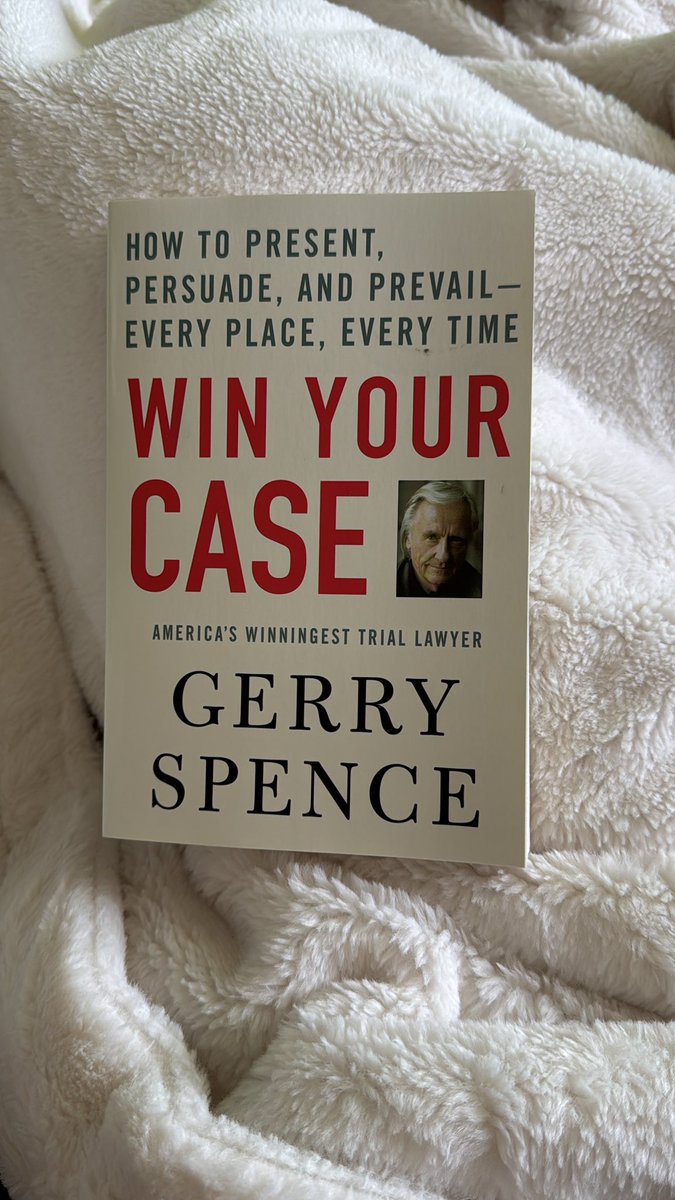 Digging into How to Argue and Win Every Time by Gerry Spence this weekend. Always sharpening the craft—trial law is a battlefield, and preparation is the best weapon. #TrialLawyertobe #GerrySpence #LegalLife