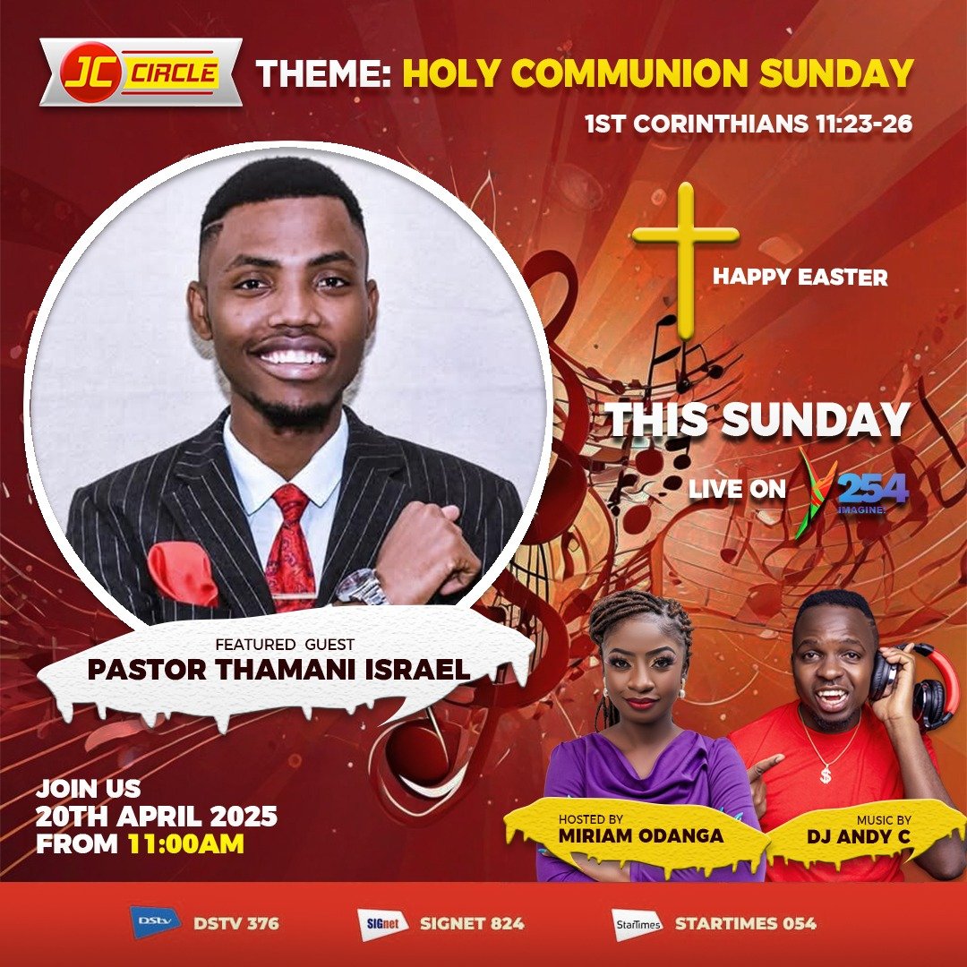 Y254Channel's tweet photo. Tomorrow on #JCCircle, we will be talking about living in purity. Catch the show with Miriam Masava and DJ Andy C from 11:00 am https://t.co/pKZmEyZeUB