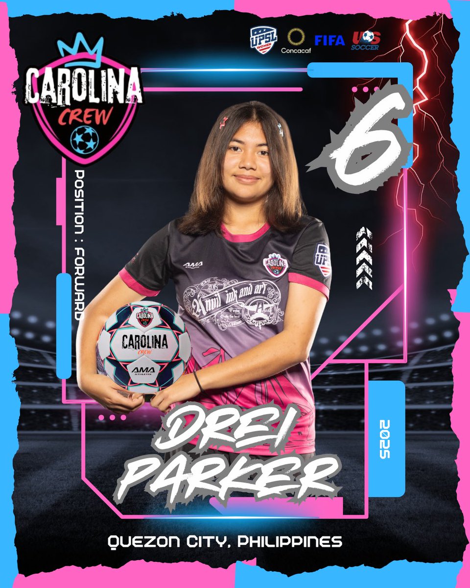 New <a href="/CarolinaCrewFC/">Carolina Crew FC</a> Player Announcement #6 Drei Parker #Forward