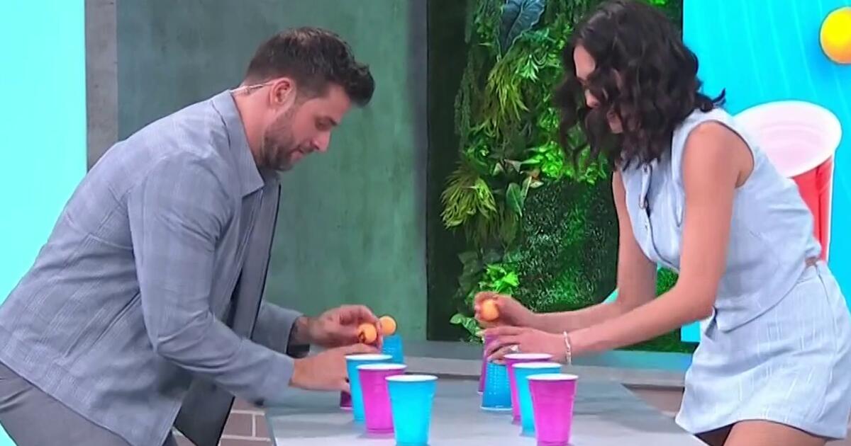 💥 "¡Dominaron el bing bong!": Andrea y Clovis arrasaron en el desafío dulce. ¿Fue suerte o pura habilidad? 👀 #HoyDía trib.al/GsGtEs2