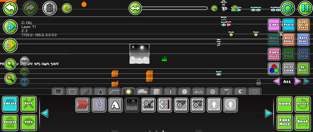 G0ALERS's tweet image. Holy moly i got the background object