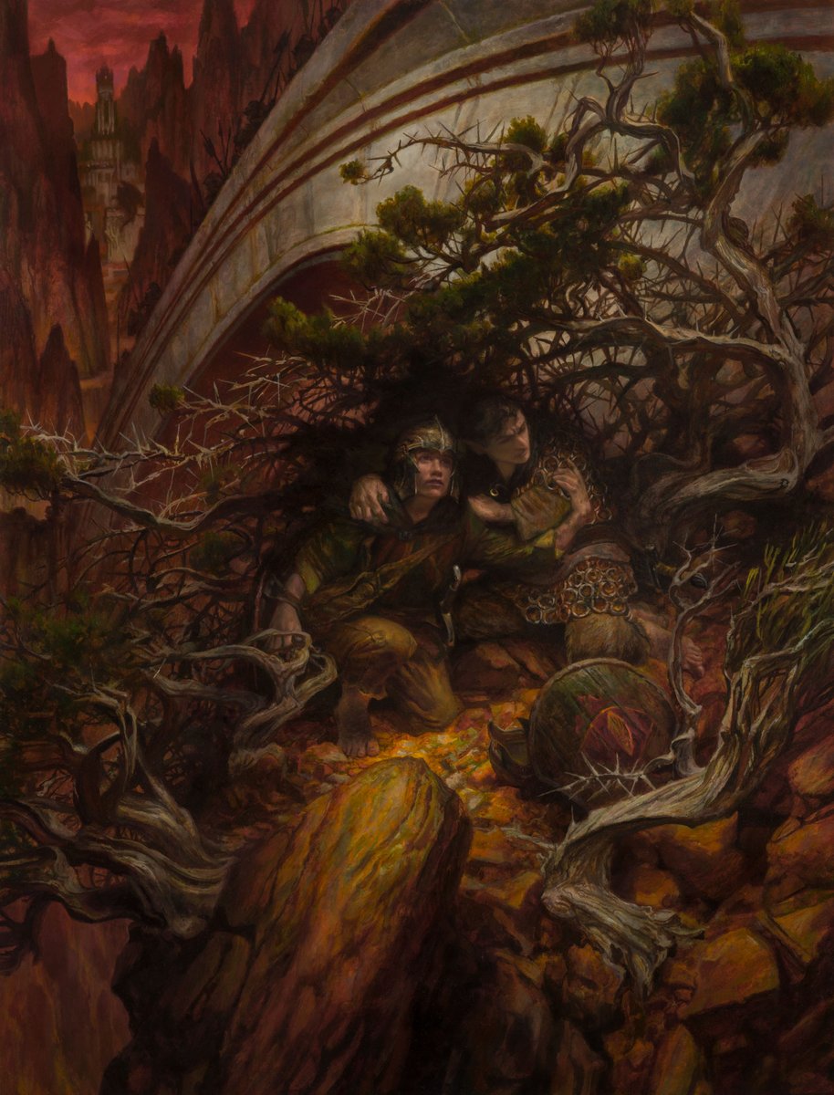 TheOneRing (@theoneringnet) on Twitter photo Stunning new work 'Morgai Thorns' from our good friend <a href="/DonatoArts/">DonatoArts</a> - we exclusively revealed this work on a #TORnTuesday livestream chat with Donato Giancola. Read all about this incredible artwork here: muddycolors.com/2025/04/journe… Stunning new work 'Morgai Thorns' from our good friend <a href="/DonatoArts/">DonatoArts</a> - we exclusively revealed this work on a #TORnTuesday livestream chat with Donato Giancola. Read all about this incredible artwork here: muddycolors.com/2025/04/journe…
