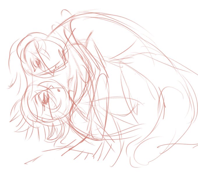 @sousakuTL 正月に描こうと思って放置してたもの 