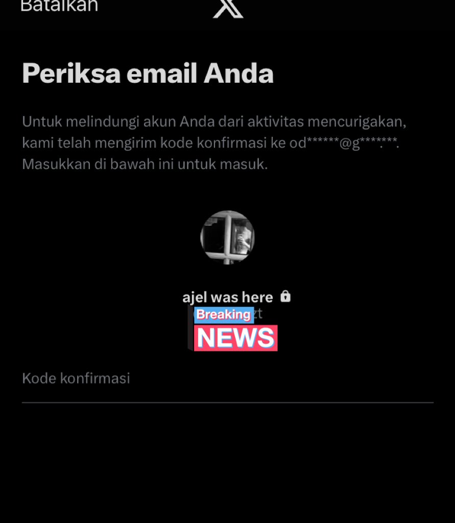 dowrown's tweet photo. bdjingannnn ini email gue apaannn https://t.co/DJpIFYdogE