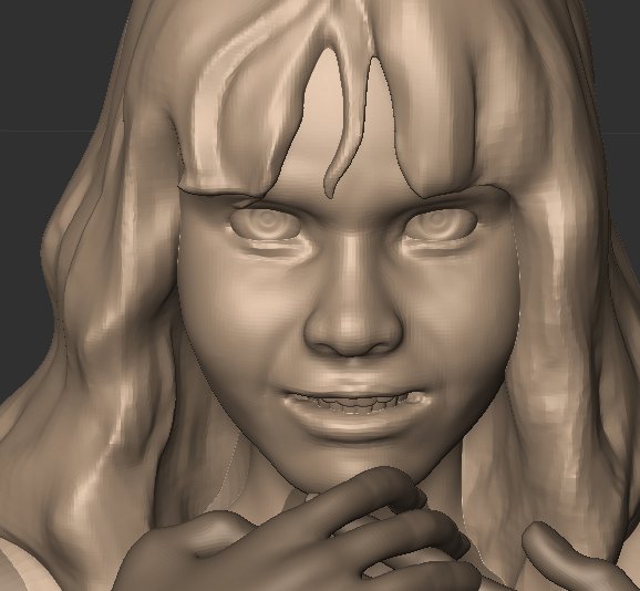 megllZombie's tweet photo. I’m currently sculpting Regan from The Exorcist in ZBrush — such an iconic horror character.
It’s my small tribute to the legendary Dick Smith and his incredible makeup work.

#ZBrush #DigitalSculpting #HorrorSculpt #TheExorcist #DickSmith  #HorrorArt https://t.co/fLVVb229vW