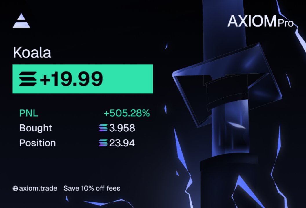 Solid week on Axiom

Use my link for an invite to <a href="/OnyxFNF/">Onyx</a> 
axiom.trade/@kavo