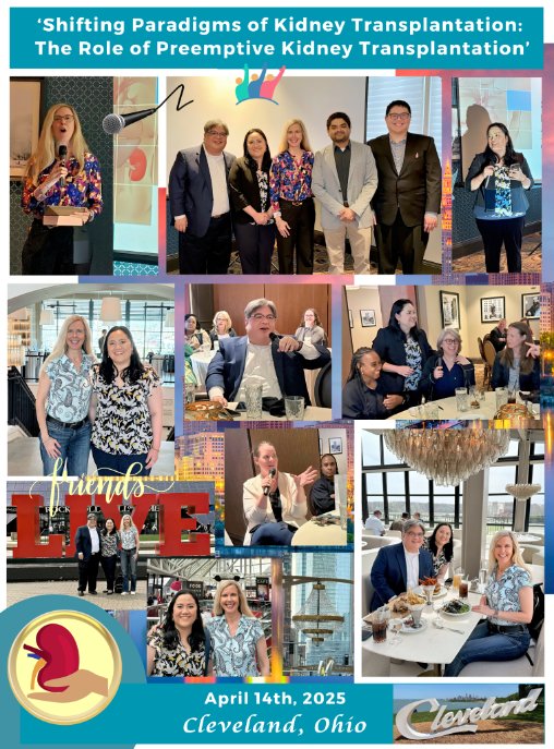 Krista Lentine, MD,PhD | FASN | FAST (@kristalentine) on Twitter photo 🙌🏾 Wonderful connecting w/ <a href="/UHhospitals/">University Hospitals</a> #Transplant team Cleveland🏙️to discuss 🎤Shifting Paradigms in #KidneyTransplantation: The Role of #PreemptiveTransplant💙💚
🤝🏽 Early education➡️increased access➕better outcomes for patients
🌱🩺Let’s reimagine the future of kidney care!🧡 🙌🏾 Wonderful connecting w/ <a href="/UHhospitals/">University Hospitals</a> #Transplant team Cleveland🏙️to discuss 🎤Shifting Paradigms in #KidneyTransplantation: The Role of #PreemptiveTransplant💙💚
🤝🏽 Early education➡️increased access➕better outcomes for patients
🌱🩺Let’s reimagine the future of kidney care!🧡