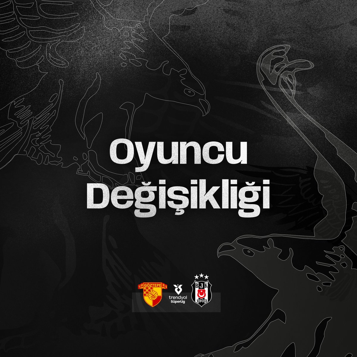 60' - Oyuncu değişikliği

▶ Semih
◀ Mustafa

#GÖZvBJK [1-1]