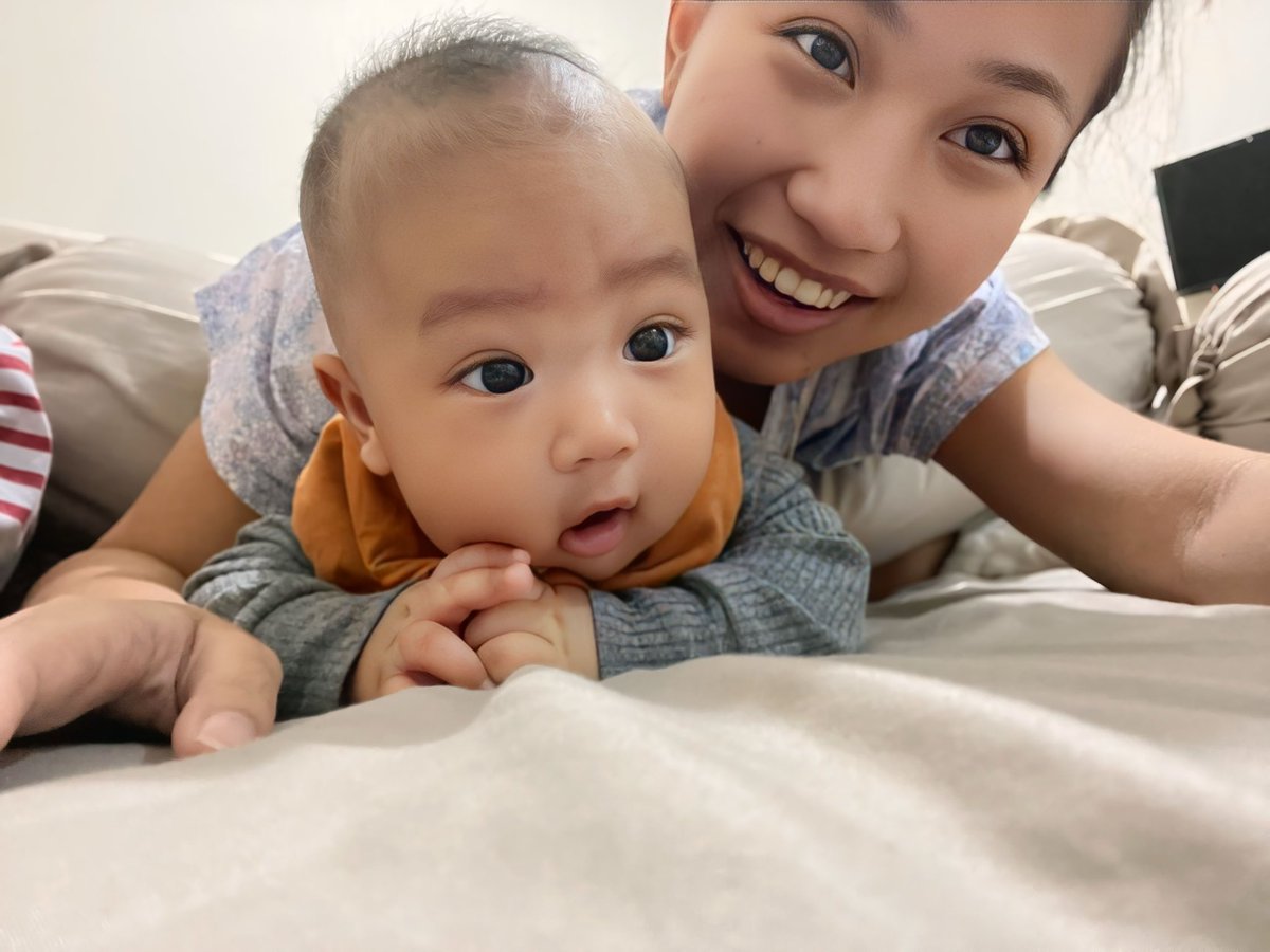 labbiritndyu's tweet photo. Ah tidak telat 1 setengah jam 🥲 Selamat empat bulan anak lanangkuu, sehat &amp; bahaagia selaluuu 🤍 https://t.co/L5GZ3NUMcC