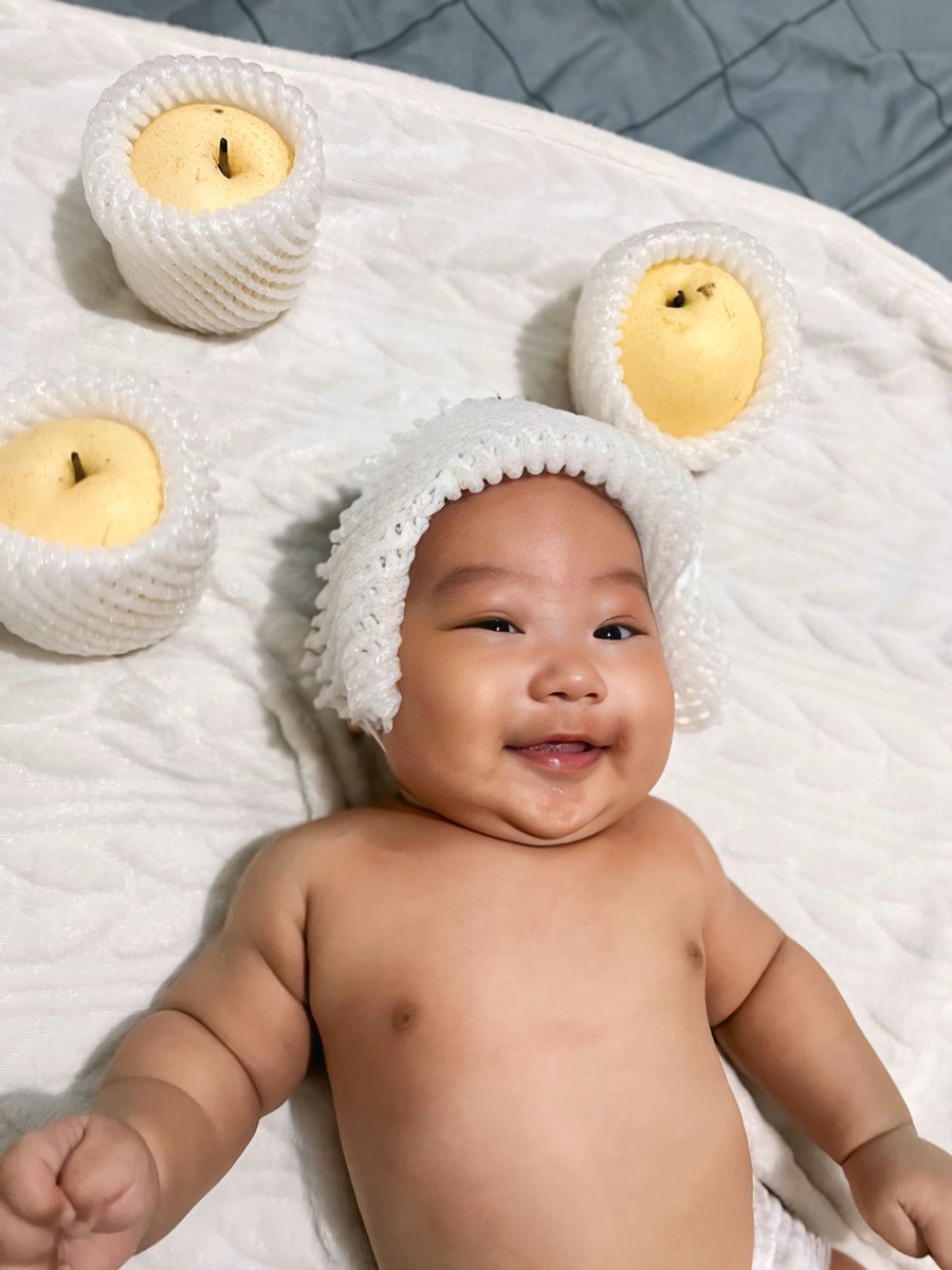 labbiritndyu's tweet photo. Ah tidak telat 1 setengah jam 🥲 Selamat empat bulan anak lanangkuu, sehat &amp; bahaagia selaluuu 🤍 https://t.co/L5GZ3NUMcC