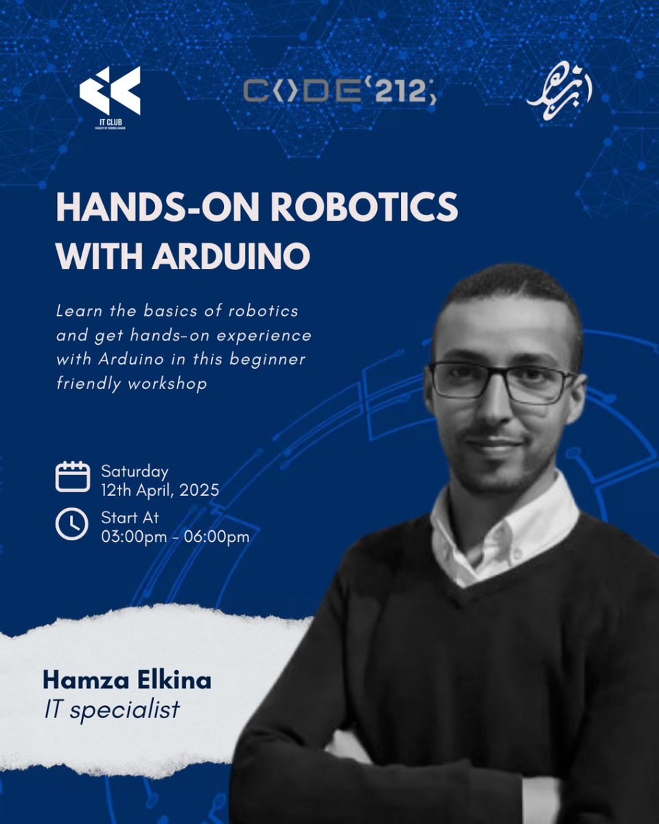 KARIMLAAFIF's tweet image. 🤖✨ First Steps into Robotics – An Unforgettable Hands-On Experience!
We kicked off an electrifying journey into the world of robotics with our members, blending curiosity with code and circuits!
#ITCLUB #RoboticsForBeginners #LearnByDoing #TechWorkshop #Arduino #BuildTheFuture