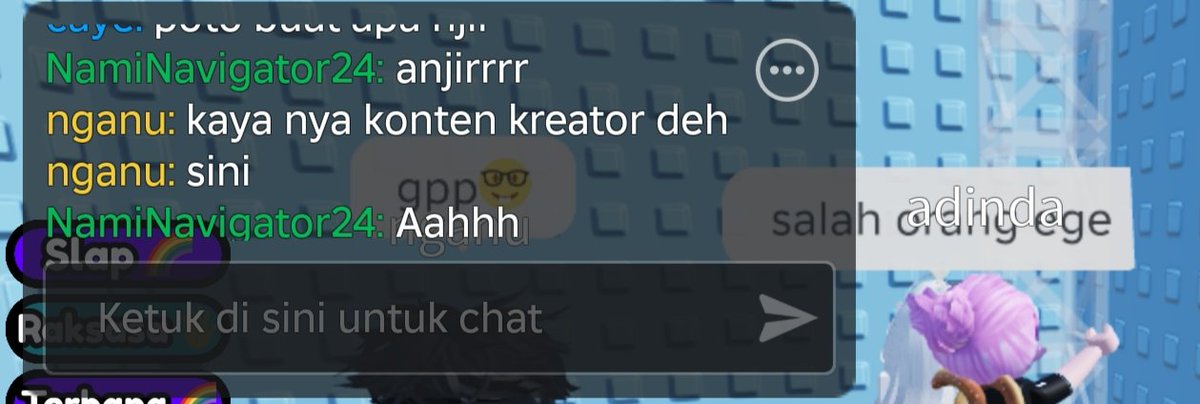 jam segini main roblok malah dikira konten kreator😅😅