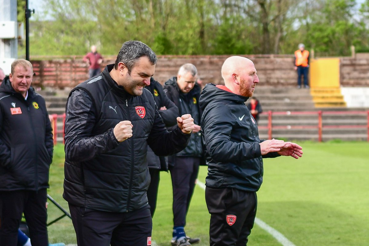 It means a lot. 
<a href="/Billy_Redden_/">Billy</a> at the final whistle today. 
Great win <a href="/WorkingtonAFC/">Workington AFC</a> vs <a href="/PrescotCablesFC/">Prescot Cables FC</a>