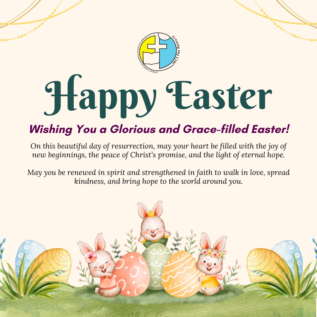 Wishing you a glorious and grace-filled Easter! May this day of resurrection bring joy, peace, and renewed hope in your heart.
Let us walk in love, spread kindness, and be the light in the world around us. 💛

#IMCSAsiaPacific #HappyEaster #HeIsRisen #PeaceAndHope