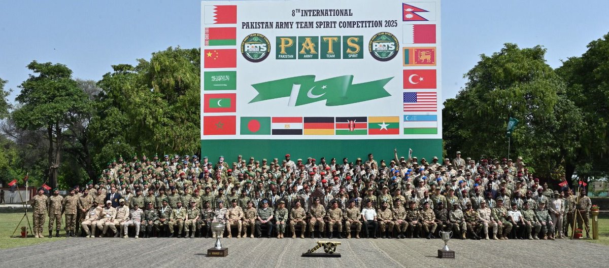 اختتام المسابقة الدولية 8th International Pakistan Army Team Spirit (PATS) بدولة باكستان، بمشاركة القوات المسلحة الملكية.