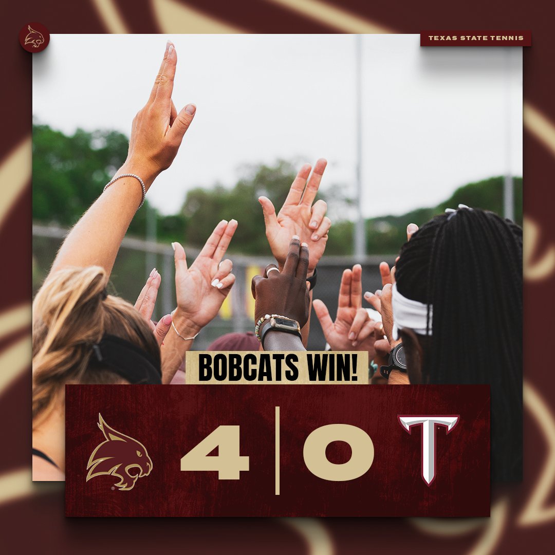 TXStateTennis's tweet photo. 𝕊𝕖𝕟𝕥 𝕠𝕦𝕣 𝕤𝕖𝕟𝕚𝕠𝕣𝕤 𝕠𝕦𝕥 𝕣𝕚𝕘𝕙𝕥

Stay tuned for what's next 😼

#EatEmUp https://t.co/FvJplAVJxP