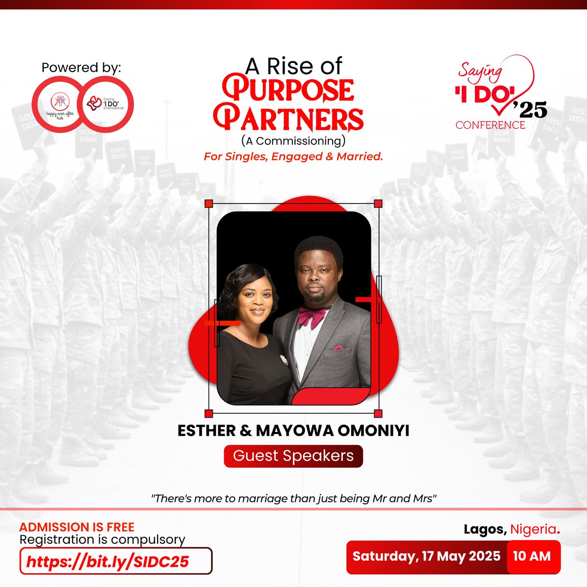 hea_hub's tweet photo. 🔥 They are a couple on a mission -literally🔥

Did you guess, right?!

@estherebunoluwaomoniyi
@omoniyitemitopemayowa, Thank you for saying YES to #SayingIDoConference2025 

https://t.co/kXXMuyhUfQ

#MarriageOnPurpose #PurposePartners #GodlyMarriage #SIDC2025 #UnveilingOurGuests https://t.co/5rg5sUC18w