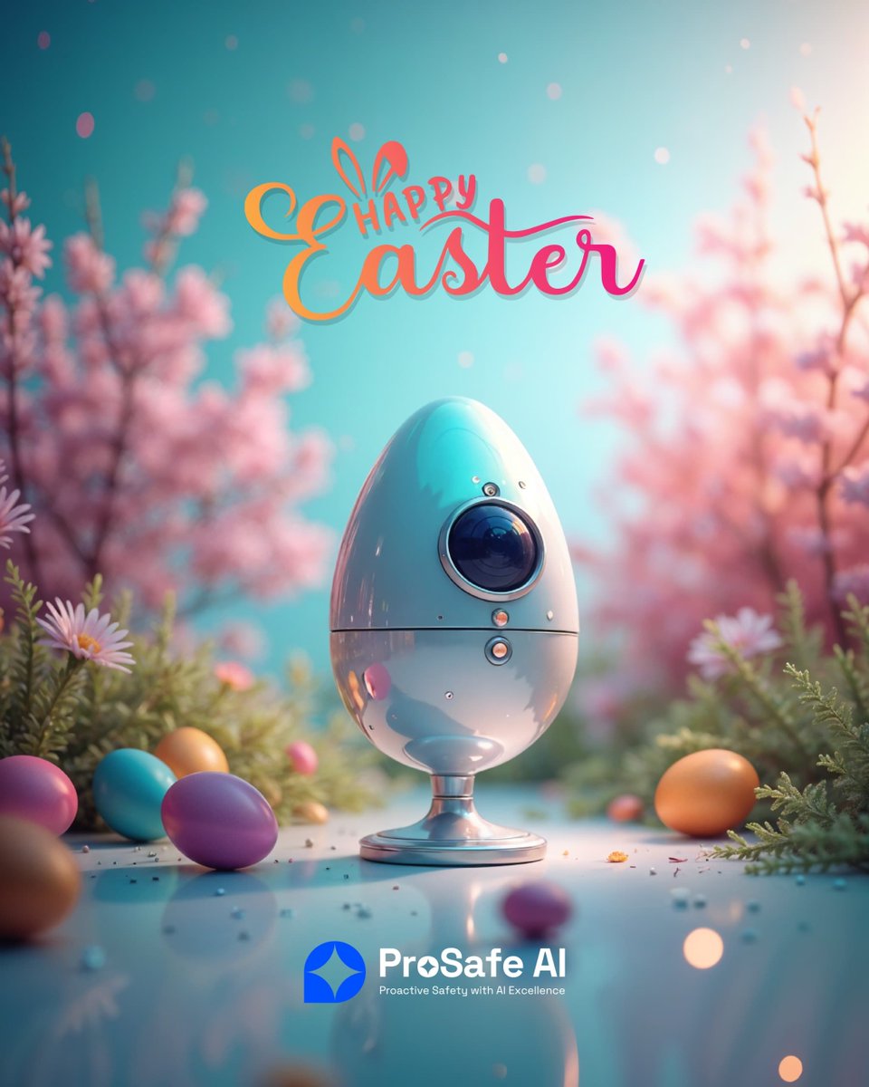 Happy Easter! Wishing you a safe and joyful Easter from ProSafe AI!
#Easter #HappyEaster2025 #EasterSunday