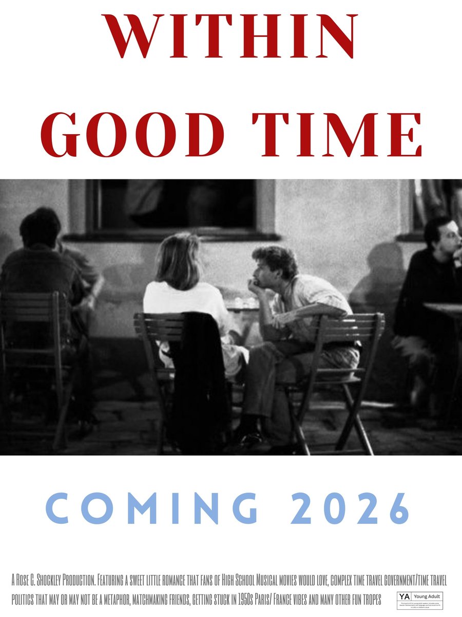 Charlotte never expected to go to Paris, let alone get stuck in 1950s France. Her crush, Etienne, is a time traveler, and is breaking time travel law. Can she trust him to get her home and what'll she do with her feelings when he’s gone?

#PosterPitW #YA #R #selfpublishing