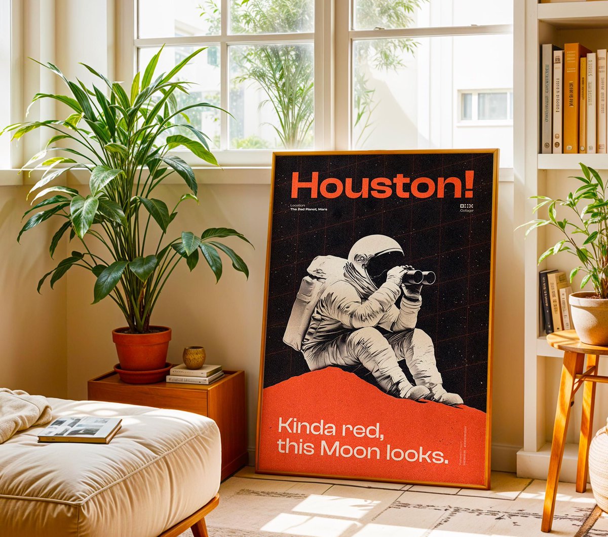 postereoo's tweet photo. 🚀 Ready for a cosmic adventure? Check out our hilarious space poster featuring an astronaut on Mars! 🌌

https://t.co/7yAj1CIHzx

#houston #mars #poster #astronaut #wall #art #sci #fi #digital #print #funny #space #red planet #lover #gift #artwork #collage #bold #galaxy #moon https://t.co/DkQOyr3JGm