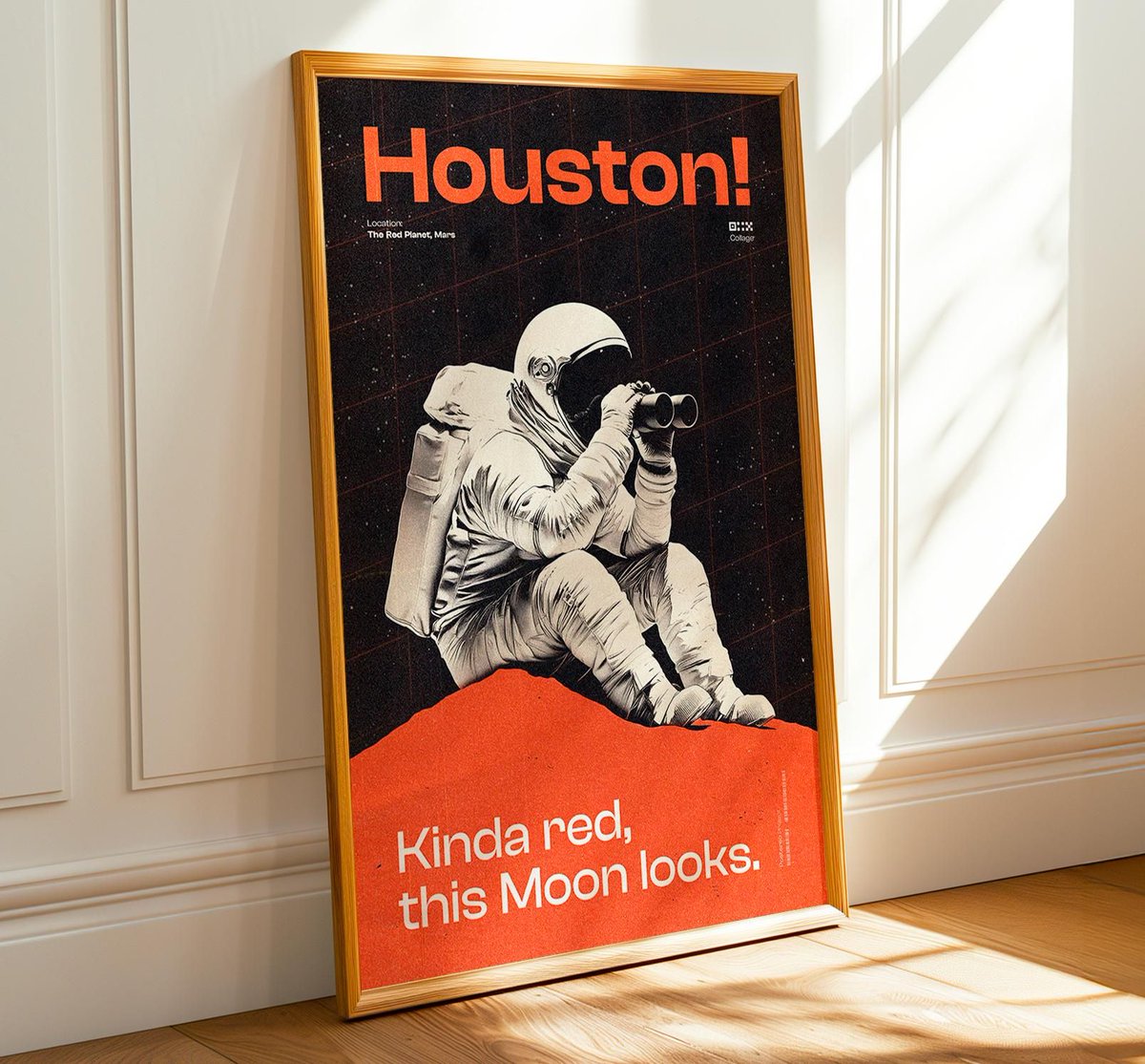 postereoo's tweet photo. 🚀 Ready for a cosmic adventure? Check out our hilarious space poster featuring an astronaut on Mars! 🌌

https://t.co/7yAj1CIHzx

#houston #mars #poster #astronaut #wall #art #sci #fi #digital #print #funny #space #red planet #lover #gift #artwork #collage #bold #galaxy #moon https://t.co/DkQOyr3JGm