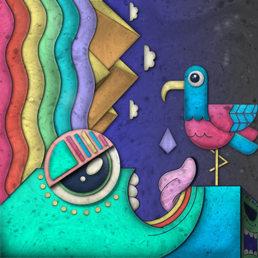 Happy Bicycle Day!

“Purple Pyramid” 4/2022