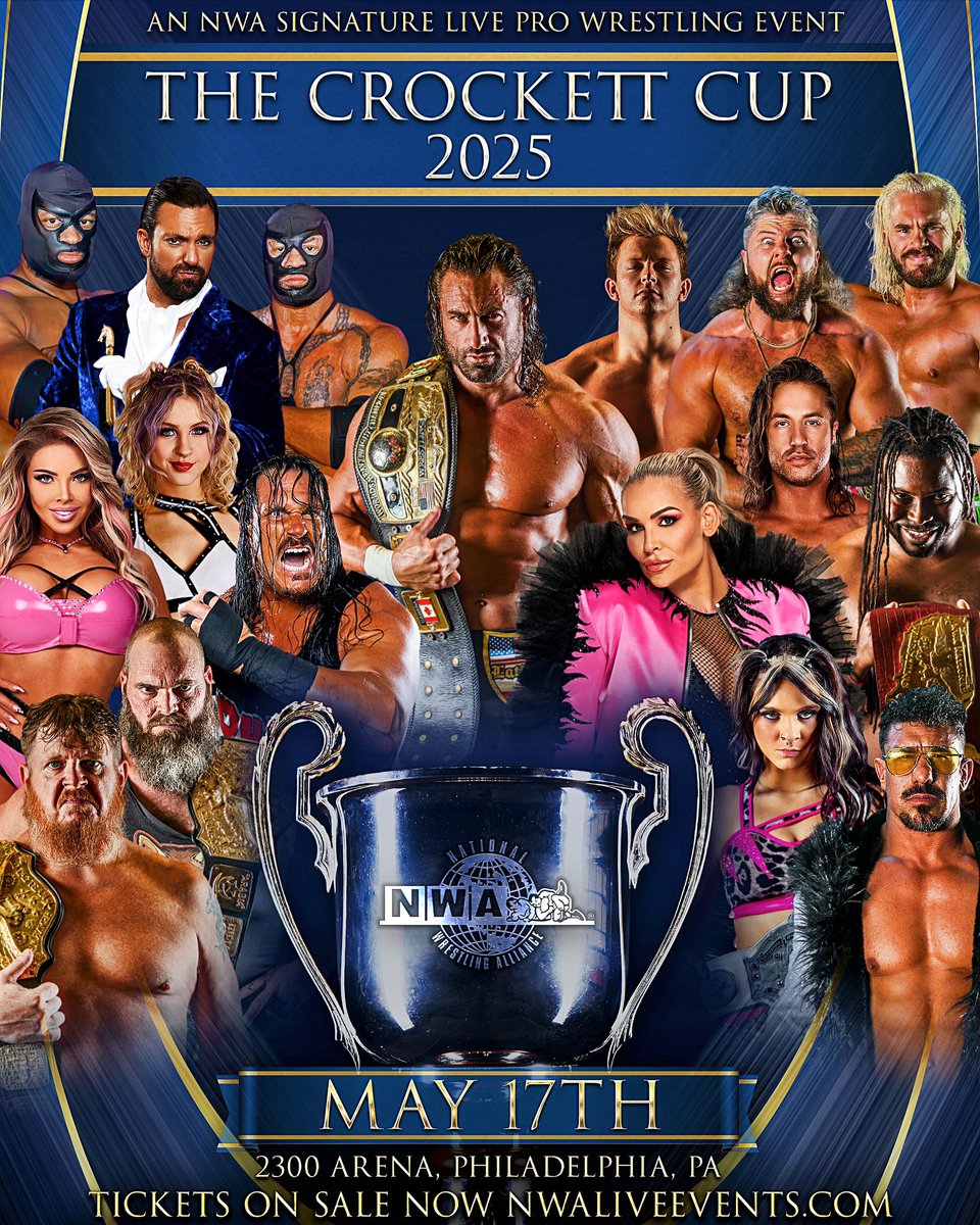 Don’t miss the upcoming Crockett Cup on May 17 in Philadelphia 🎟️ 2300arena.showare.com/orderticketsve…
