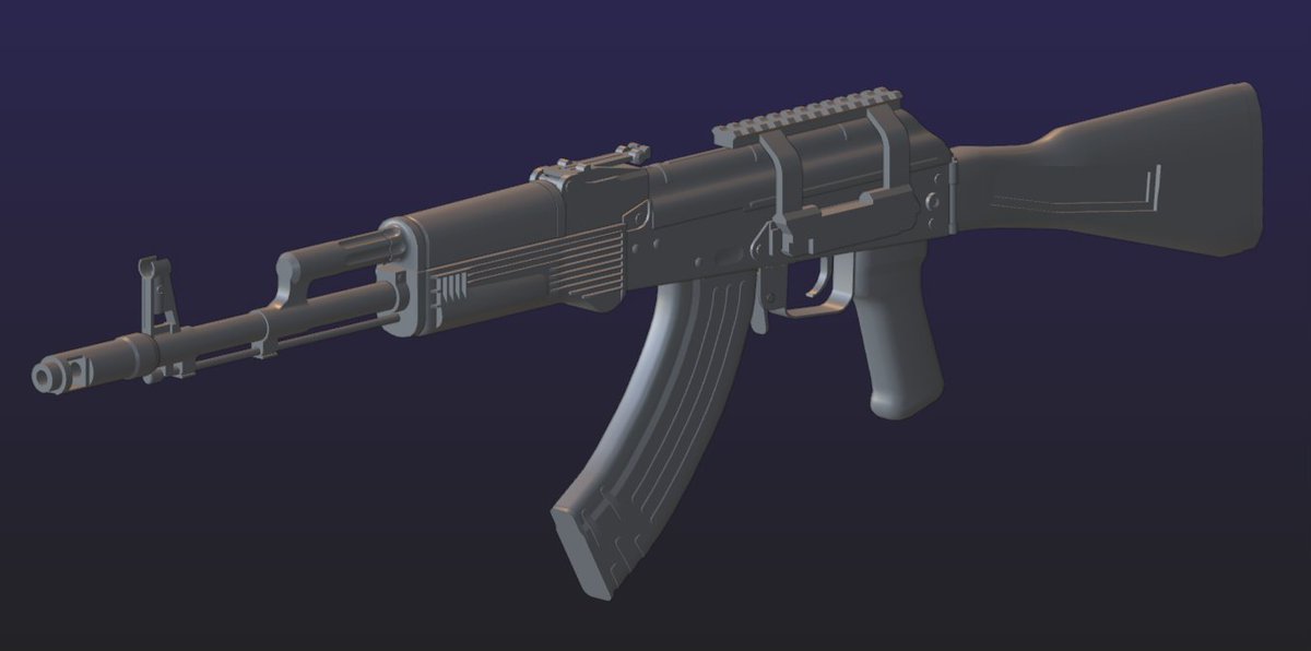 404__Violet3D's tweet photo. AK-103 Remake (untextured)
(I forgot to post this for like several months)
#ProjectBLAM #RobloxDev #RobloxArt https://t.co/Z1QKjH4AbS