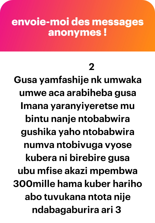 umuhirwa 2 😎🤞🏽 tweet media