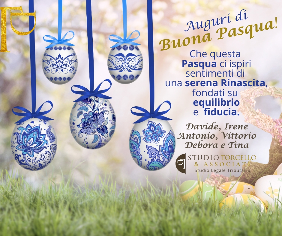 StudioTorcello's tweet photo. Che queste festività ci ispirino sentimenti di una serena Rinascita fondati su equilibrio e fiducia. 

Auguri di Buona Pasqua!
Davide, Irene, Antonio, Vittorio, Debora e Tina. https://t.co/lrzxlV1xzM