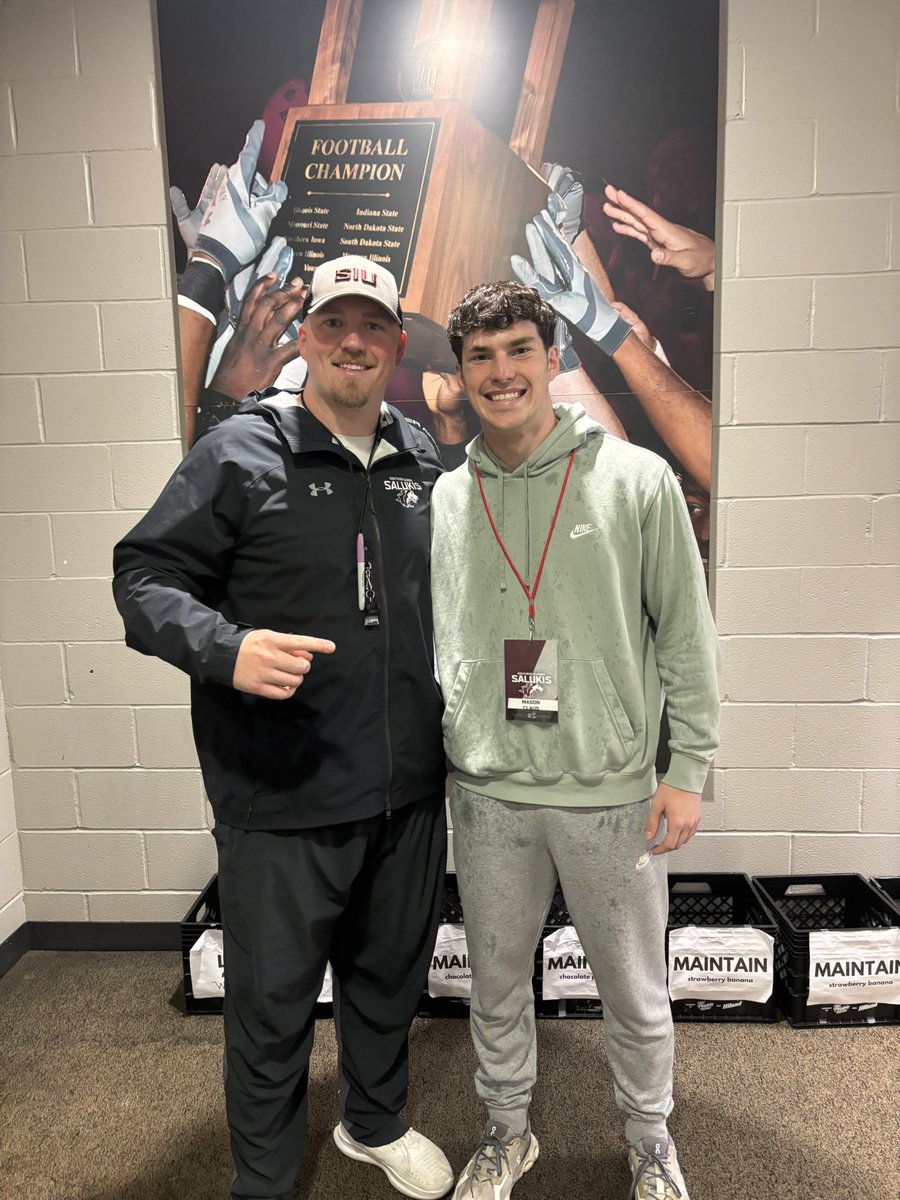 Mason Claus (@_mason_claus) on Twitter photo After a great junior day and conversation with <a href="/CoachMaccc/">Mac McLeran</a> I am blessed to receive an offer from Southern Illinois University! <a href="/SIU_Football/">Saluki Football</a> <a href="/SIUSalukis/">Saluki Athletics</a> <a href="/McNutt7wr/">Marvin McNutt</a> After a great junior day and conversation with <a href="/CoachMaccc/">Mac McLeran</a> I am blessed to receive an offer from Southern Illinois University! <a href="/SIU_Football/">Saluki Football</a> <a href="/SIUSalukis/">Saluki Athletics</a> <a href="/McNutt7wr/">Marvin McNutt</a>