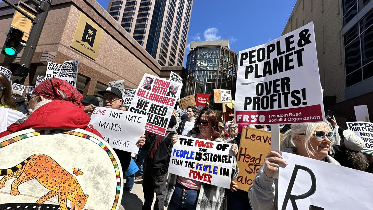Freedom Road Socialist Organization - Twin Cities (@frso_twincities) on Twitter photo Join us in the FRSO contingent at the People's Earth Day march to the State Capital today!
<a href="/climatejusticem/">ClimateJusticeCommittee</a> Join us in the FRSO contingent at the People's Earth Day march to the State Capital today!
<a href="/climatejusticem/">ClimateJusticeCommittee</a>