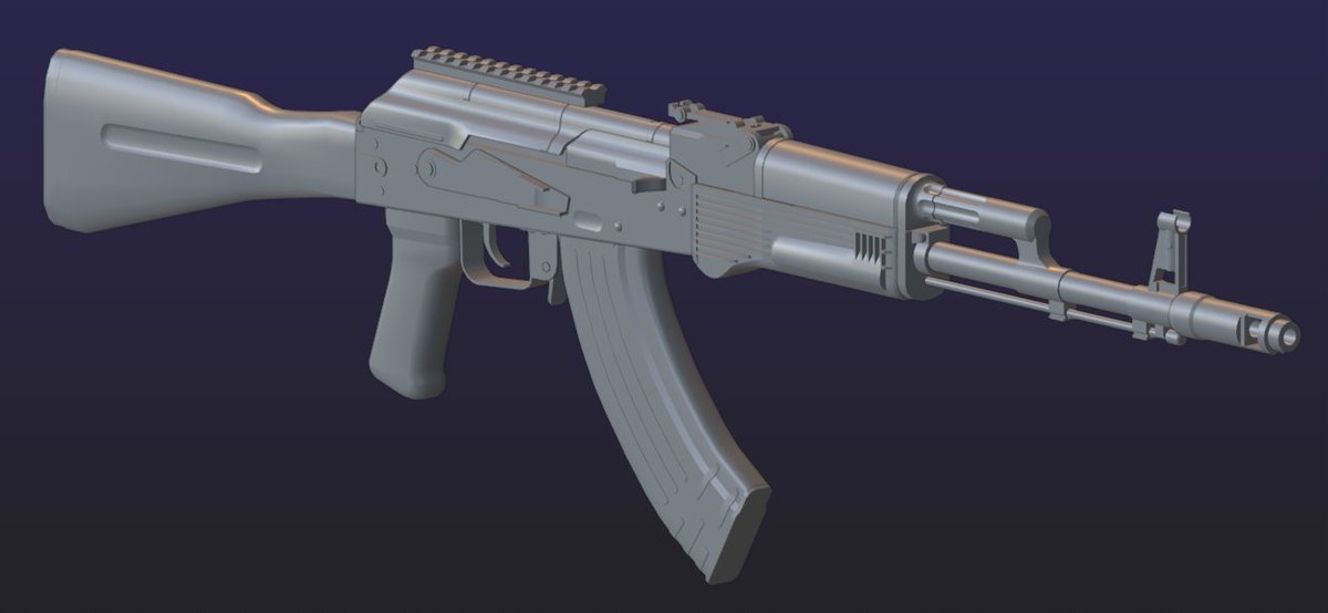 404__Violet3D's tweet photo. AK-103 Remake (untextured)
(I forgot to post this for like several months)
#ProjectBLAM #RobloxDev #RobloxArt https://t.co/Z1QKjH4AbS