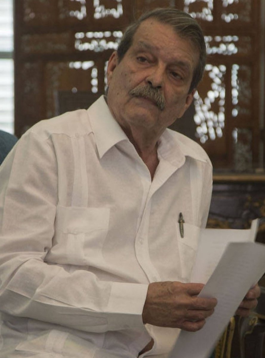 ArmandoRguezB's tweet photo. Acompañamos a @CubaMINREX y toda #Cuba en dolor por fallecimiento de Abelardo Moreno, orgullo de #DiplomaciaRevolucionaria cuya sapiencia y carácter contribuyó a la proyección internacional de nuestra política científica y ambiental. Te recordaremos en @citmacuba ! @BrunoRguezP https://t.co/WFnDD0zBsH