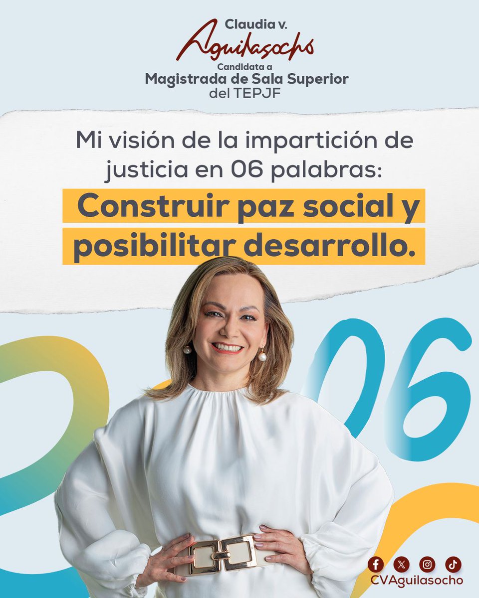 Impartir #JusticiaDeADeVeras es facilitar las vías para reclamar los derechos y dar respuestas a los problemas. Implica construir paz social al resolver los conflictos electorales en forma imparcial y pronta.