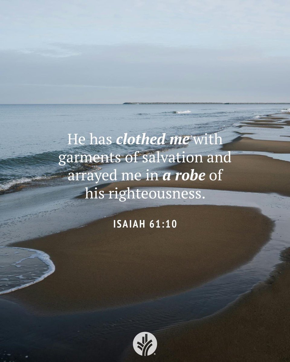 colbertedwards's tweet image. Clothed in Christ 👔👗✝️
Kirsten Holmberg
Our Daily Bread

Thank You, Jesus, for clothing me in Your righteousness. 🙏🏾

odb.org/2025/04/19/out…

#clothed #Christ #outfitted #righteousness