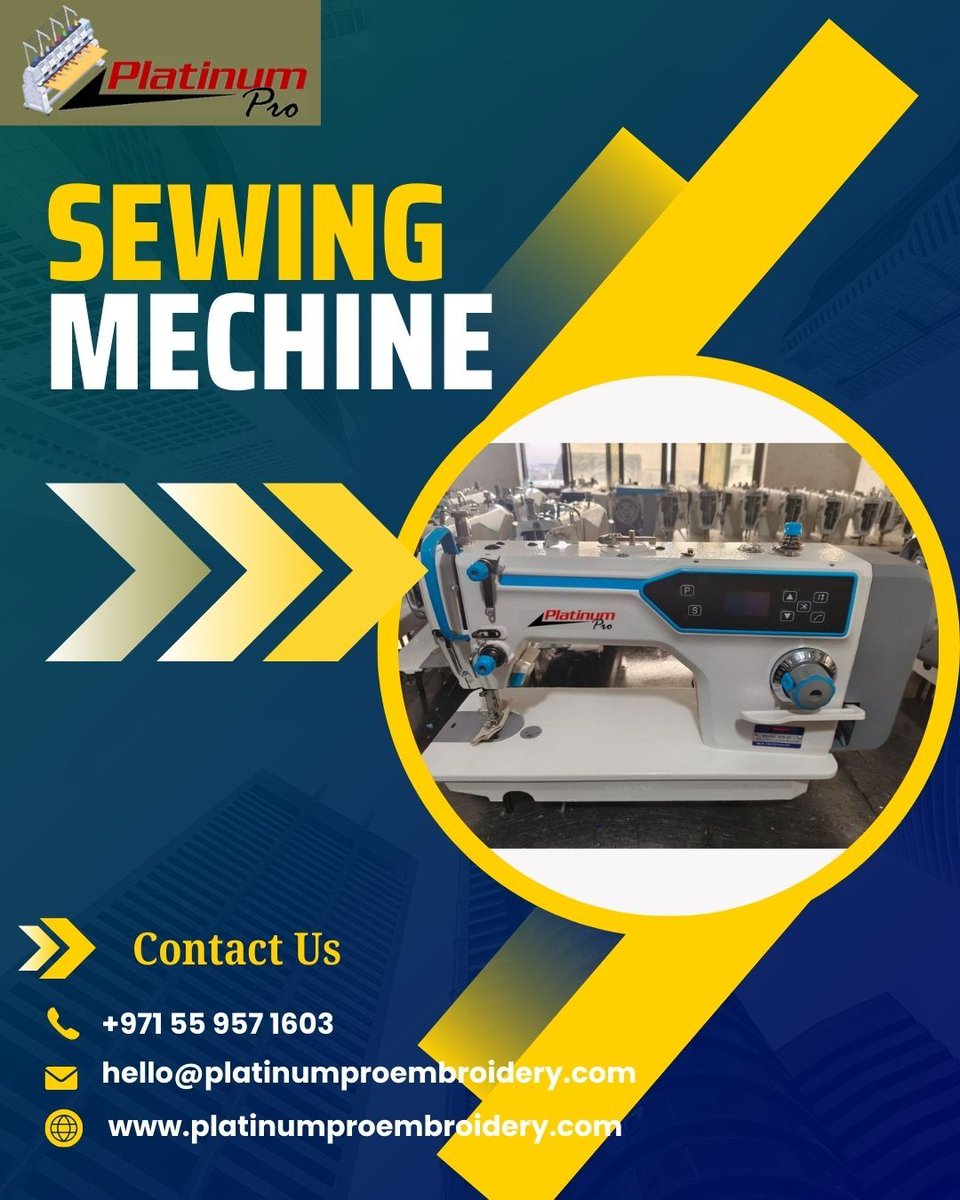 _PlatinumPro's tweet image. Advanced Sewing Machine – Precision Meets Performance! 
Upgrade your tailoring and garment production with our Platinum Pro Advanced Sewing Machine – built for speed, accuracy, and durability.
#SewingMachine #AdvancedSewing #TailoringTools #IndustrialSewing #PlatinumPro