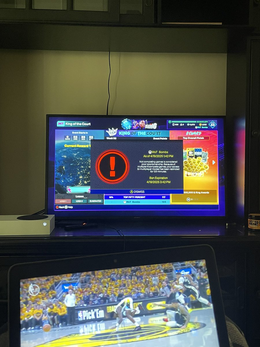 Banned for 2 hours😂😂I didn’t even get to play. Fix error codes