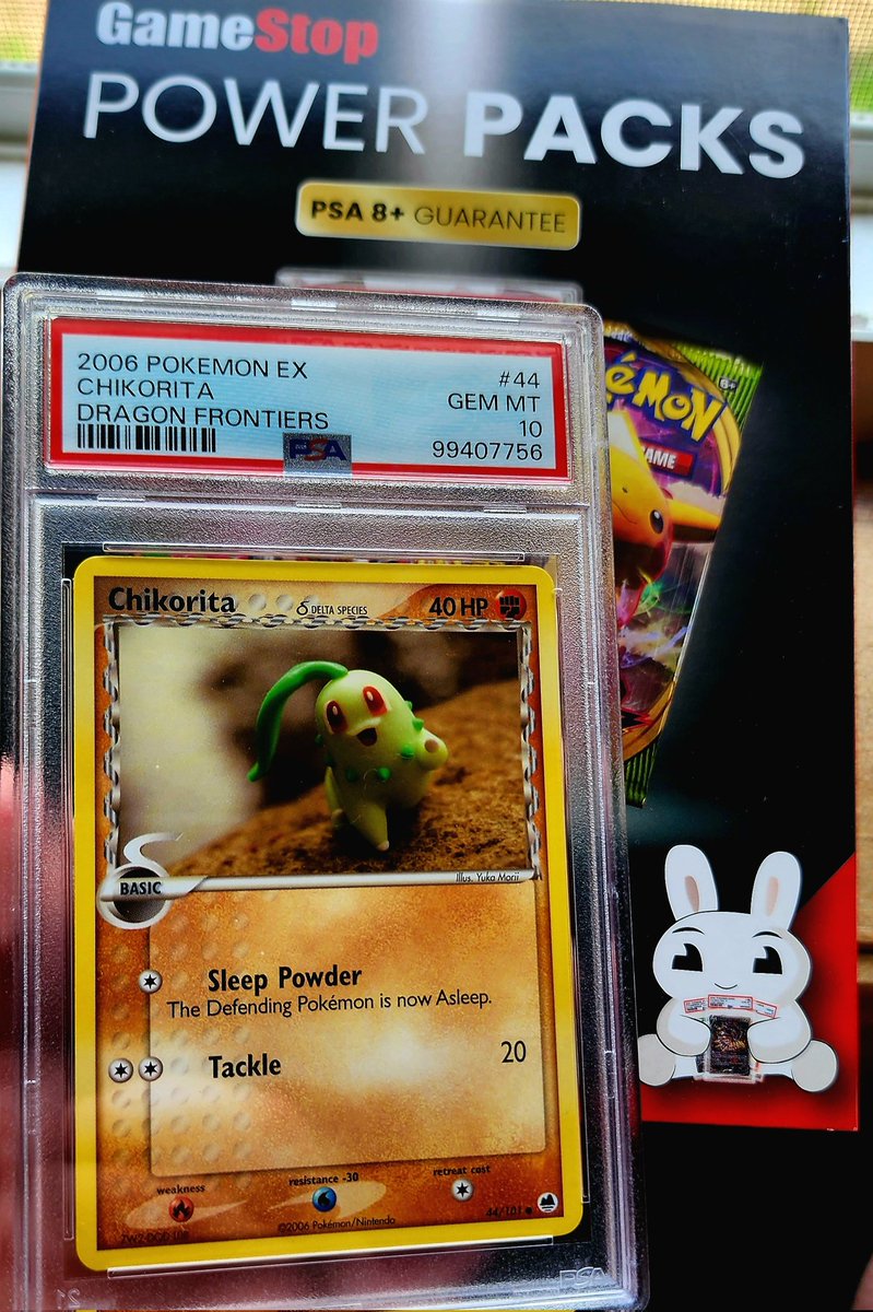 ChippaB1's tweet photo. Best birthday gift ever! From my bro @FunTimesTrader and my first ever @PSAcard slab. I'd like to thank my mom, @gamestop and @buckthebunny for making this possible. https://t.co/5G77v0NJl9