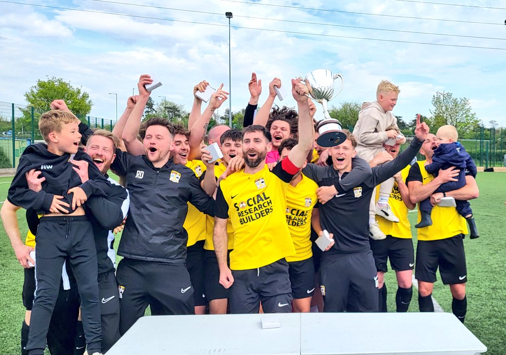 TewkesburyTown's tweet image. Today we sealed the @GNSLOfficial Division 1 title with a 2-0 win vs Whaddon United. 

Having already won the Reg Davis league cup it ends a great season with a double 
🏆🏆

We now need to win a one off playoff match on 17th May to get promotion to the Glos County League