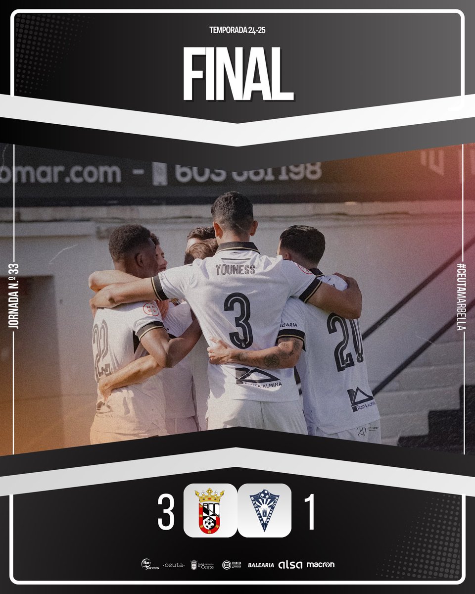 ADCeuta Esports (@adceutaesports) on Twitter photo Otra victoria más que nos llevamos para casa <a href="/ADCeuta_FC/">AD CEUTA FC</a> 💪🏻
⚔️ Nos quedan 5 finales más para subir a segunda, un pasito más equipo!
¡VAMOS CEUTA!
#Cumpliendounsueño
#SomosADCe Otra victoria más que nos llevamos para casa <a href="/ADCeuta_FC/">AD CEUTA FC</a> 💪🏻
⚔️ Nos quedan 5 finales más para subir a segunda, un pasito más equipo!
¡VAMOS CEUTA!
#Cumpliendounsueño
#SomosADCe
