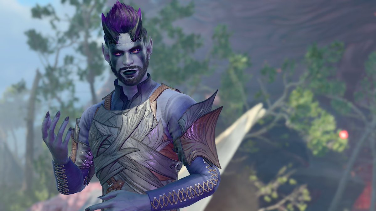 DRAC0NISC0RVUS's tweet image. Absol.ᐟ
My brain decided it wanted to make a tiefling who would be a Papa V Perpetua-era Ghoul.
He plays the violin and would be up on the podiums like Swiss, Cumulus, Aurora and Cirrus. 
I named him Ripple because of this definition of a violin sound wave.