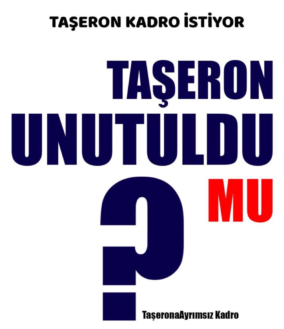 TaşeronKadro İstiyor <a href="/BestepeCB/">RTE FAN</a>  <a href="/RTErdogan/">Recep Tayyip Erdoğan</a>