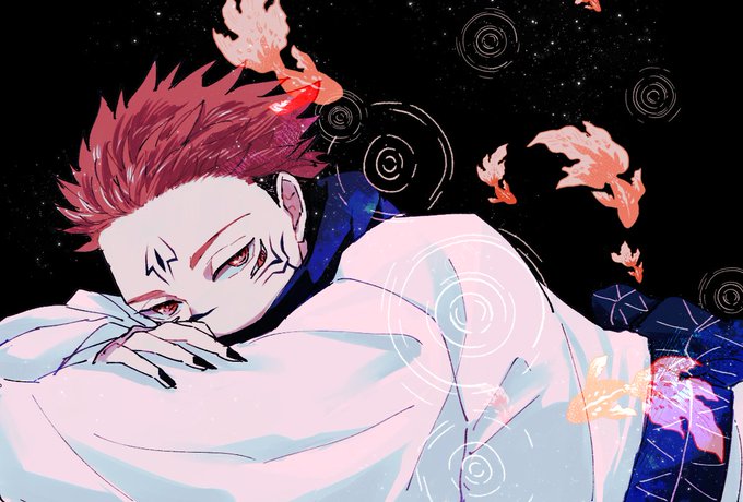 両面宿儺(呪術廻戦) 「赤と青 」|SIRRRRAのイラスト