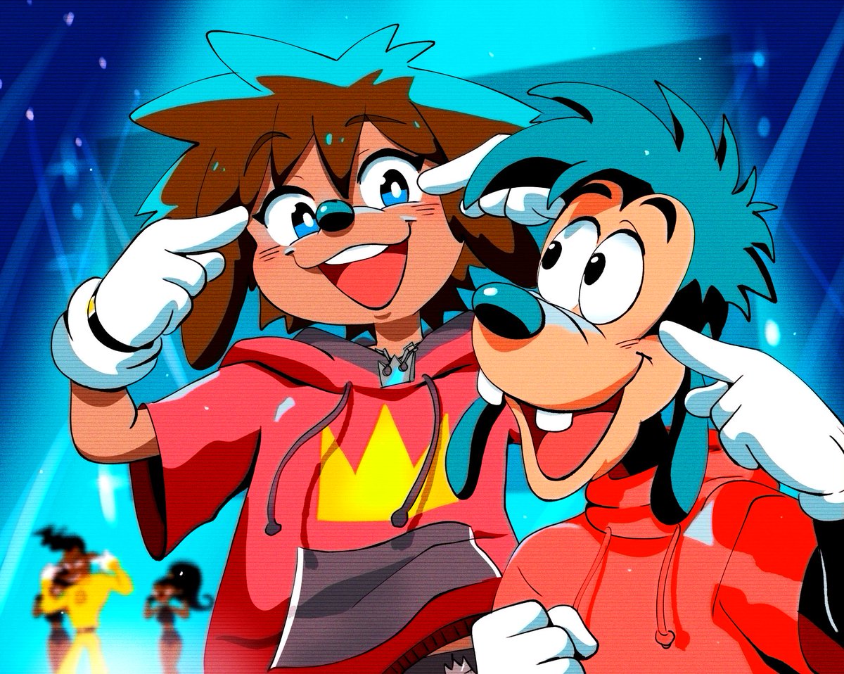 PondreaArt's tweet photo. I kept seeing goofy movie stuff for the anniversary so...⚡️

#kingdomhearts https://t.co/VeiXOpVIiO