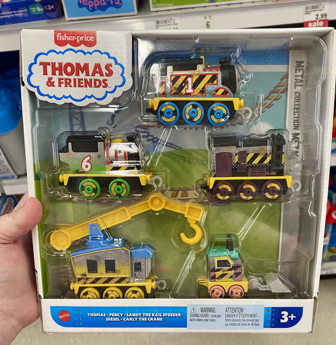 AshleyDeMoss7's tweet image. Found at Meijer today! #Thomasandfriends #Allenginesgo #Pushalong