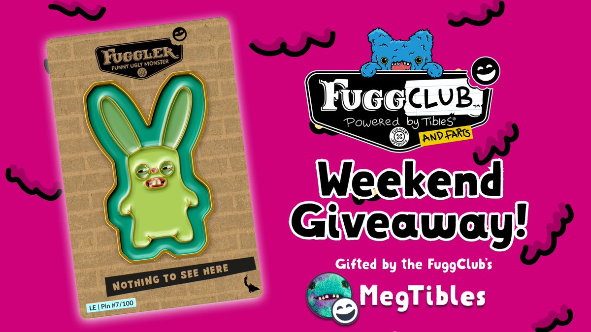 If you’re feeling fearless today, join the FuggClub giveaway!  What’s the worst that could happen? 
(Um. Please see our Fuggler disclaimer regarding Rabid Rabbits🤐🐰) 

Download the app to join! apps.apple.com/us/app/fuggclu…